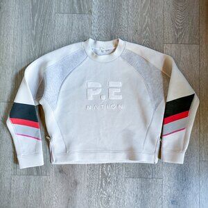 PE Nation Easy Run Sweatshirt Long Sleeve Pullover Top